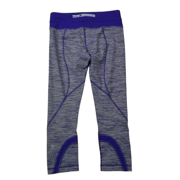 Lululemon Run Inspire Crop II Bruised Berry Wee Leggings Women's Size 6‎ EUC - Picture 5 of 16